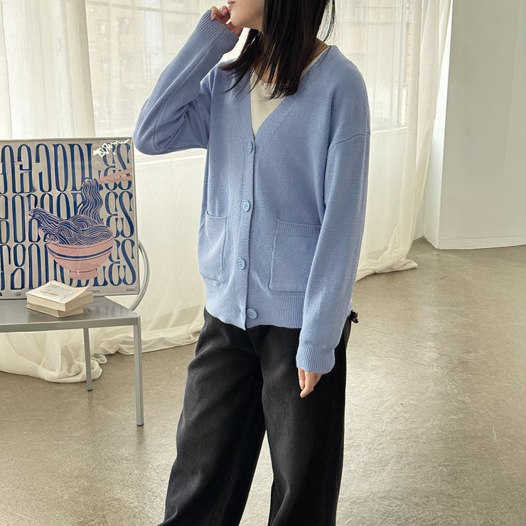 ニットカーディガン レディース秋冬羽織り | SUNSHINE CLOSET | 詳細画像10 