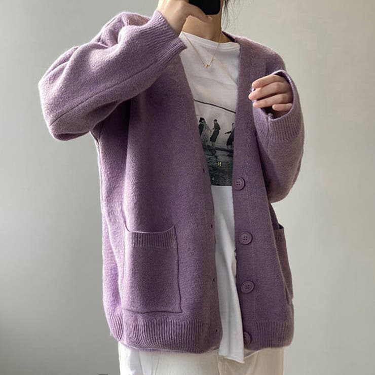 ニットカーディガン レディース秋冬羽織り | SUNSHINE CLOSET | 詳細画像17 