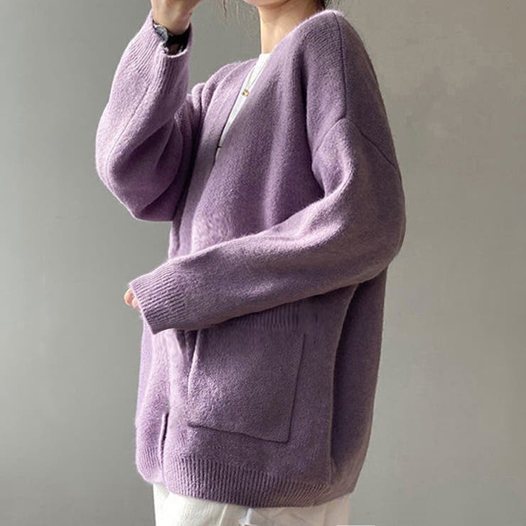 ニットカーディガン レディース秋冬羽織り | SUNSHINE CLOSET | 詳細画像18 