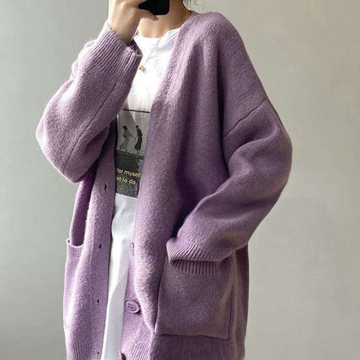 ニットカーディガン レディース秋冬羽織り | SUNSHINE CLOSET | 詳細画像19 