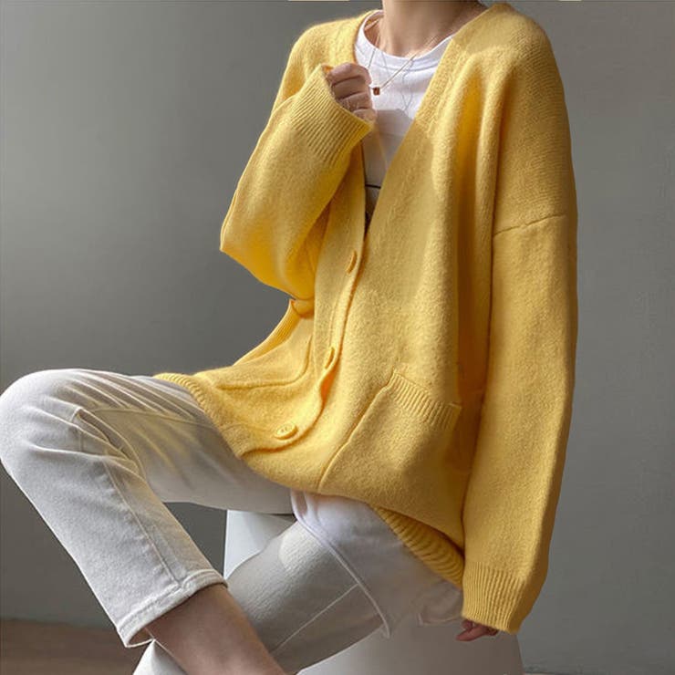 ニットカーディガン レディース秋冬羽織り | SUNSHINE CLOSET | 詳細画像22 