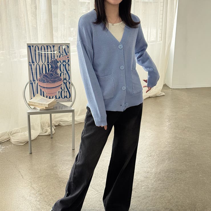 ニットカーディガン レディース秋冬羽織り | SUNSHINE CLOSET | 詳細画像9 