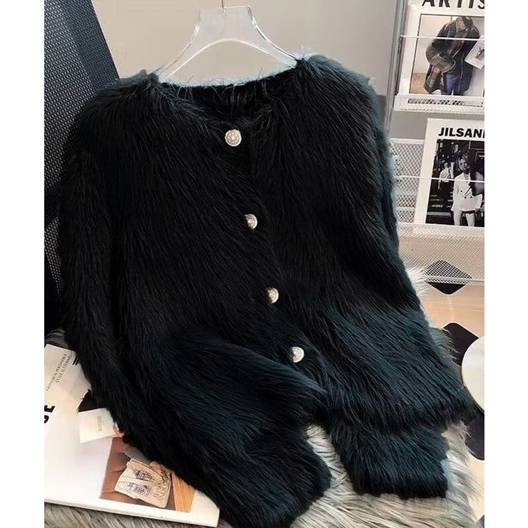 シャギーニットカーディガンふわふわ秋冬服 | SUNSHINE CLOSET | 詳細画像13 