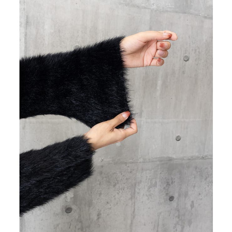 シャギーニットカーディガンふわふわ秋冬服 | SUNSHINE CLOSET | 詳細画像18 