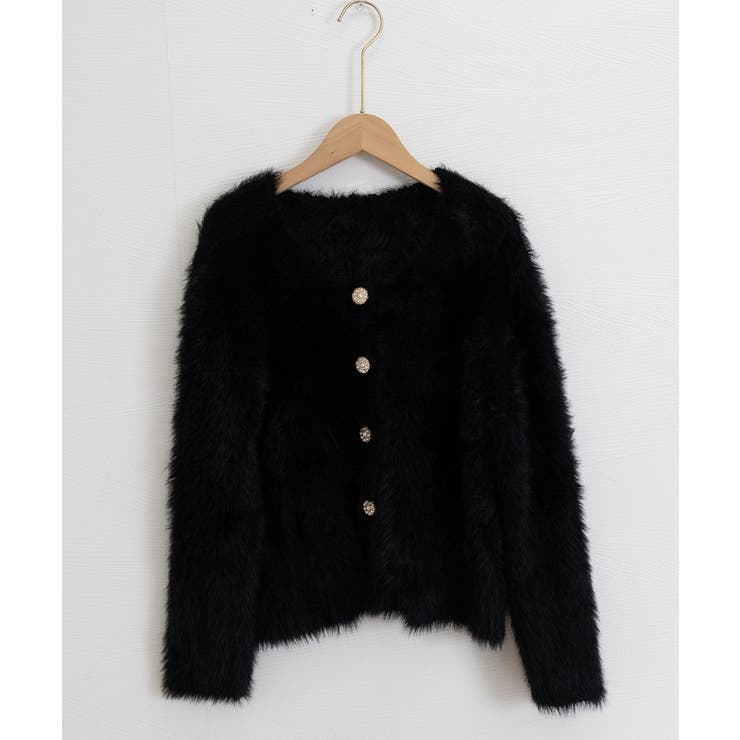 シャギーニットカーディガンふわふわ秋冬服 | SUNSHINE CLOSET | 詳細画像19 