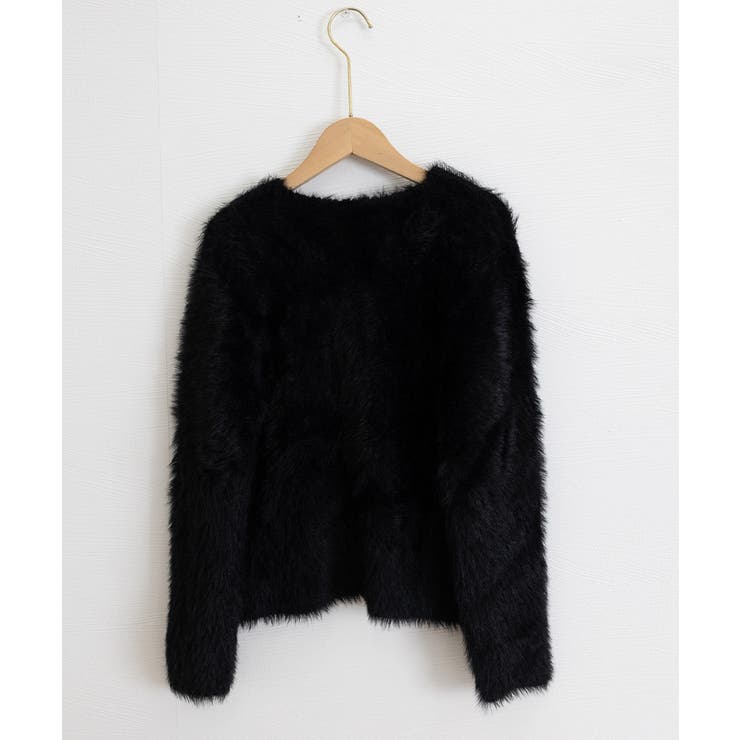 シャギーニットカーディガンふわふわ秋冬服 | SUNSHINE CLOSET | 詳細画像20 