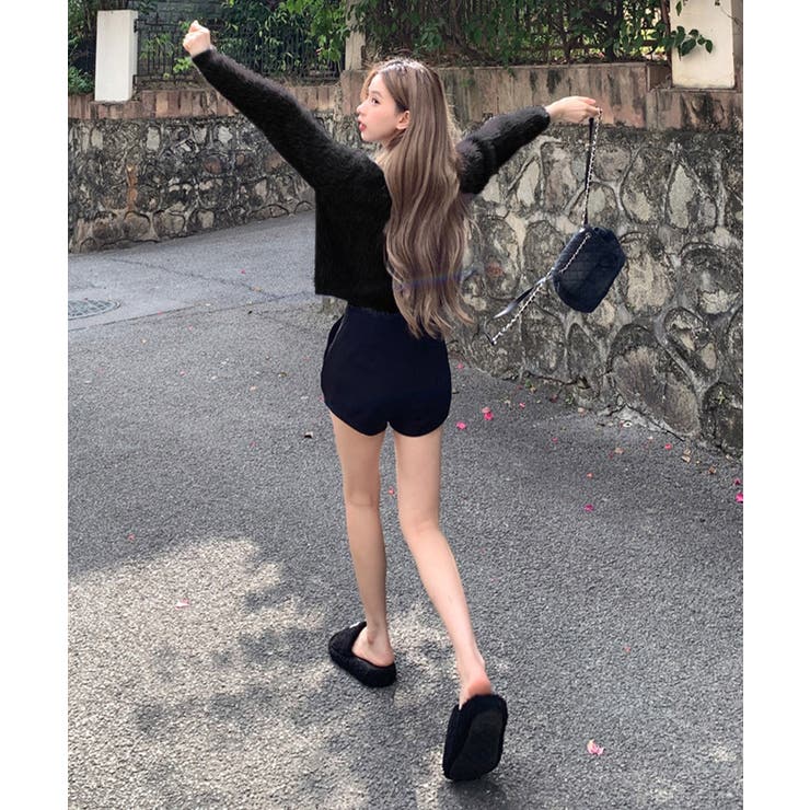 シャギーニットカーディガンふわふわ秋冬服 | SUNSHINE CLOSET | 詳細画像6 