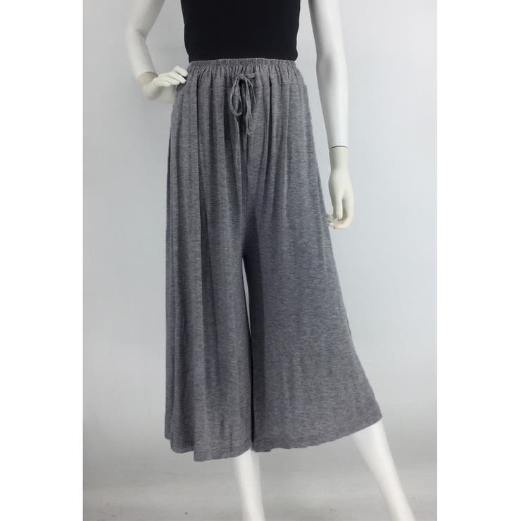 ワイドパンツ レディース ガウチョパンツ[品番：AGCW0000524