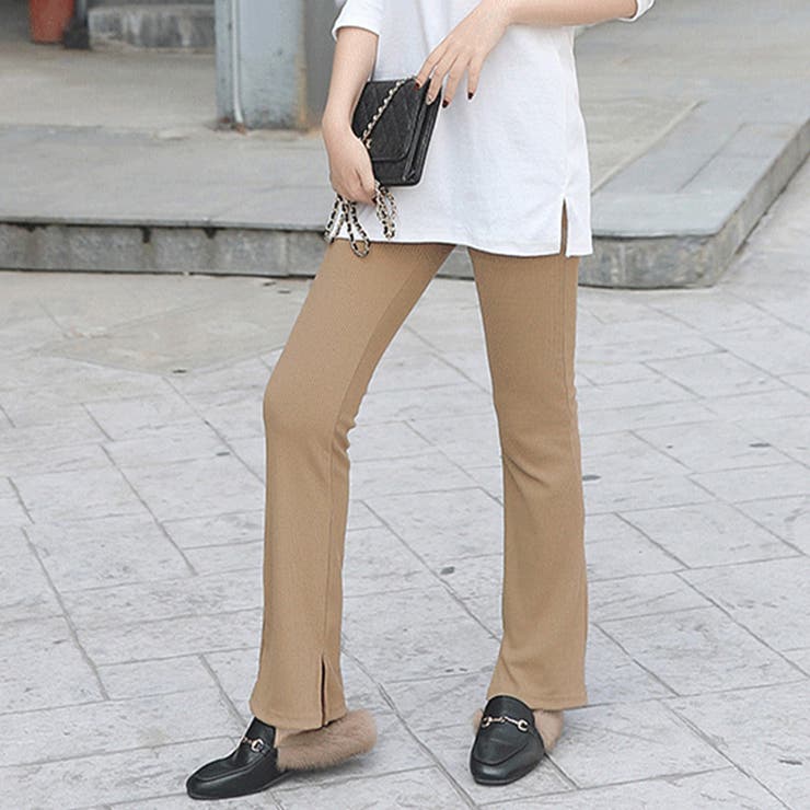 モカ | 裏起毛 レギンス リブレギンス | SUNSHINE CLOSET