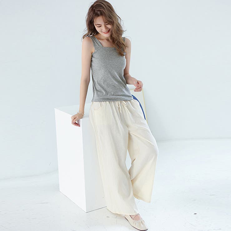 キャミソール タンクトップ ノースリーブ | SUNSHINE CLOSET | 詳細画像13 