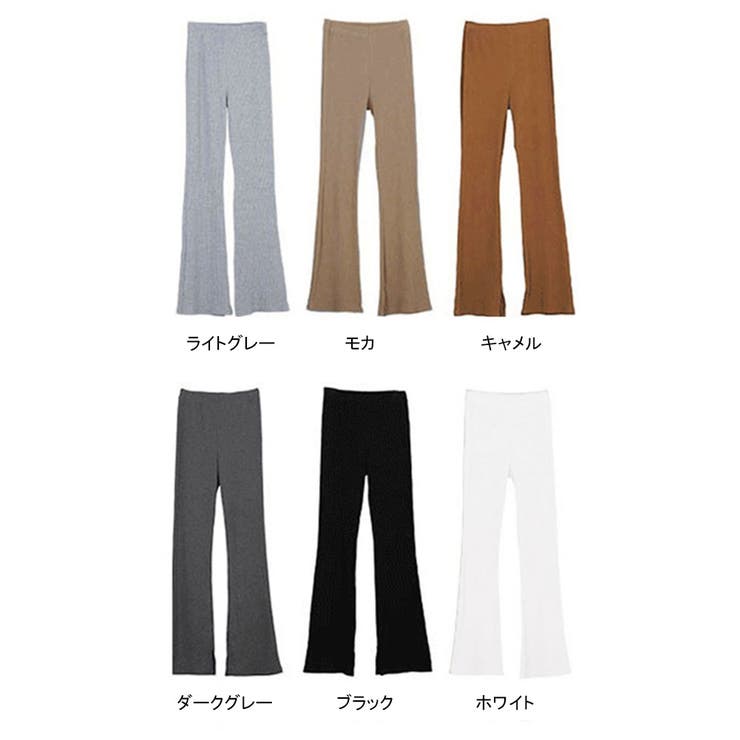 インサイドスリットフレアレギンスパンツ 春 春服 | SUNSHINE CLOSET | 詳細画像5 