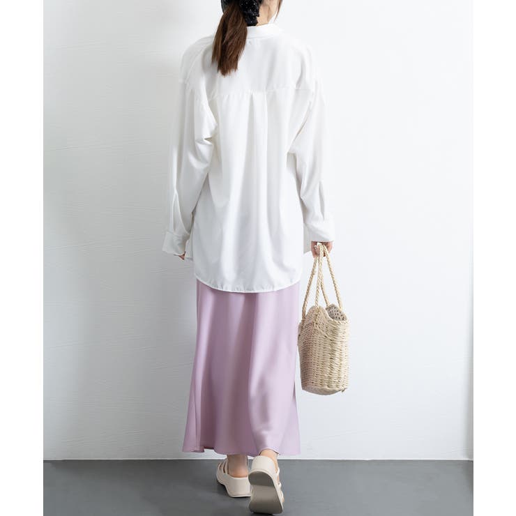 サテンマーメイドスカート ハイウエスト | SUNSHINE CLOSET | 詳細画像21 