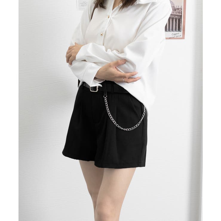 ハイウエスト ショートパンツ レディース | SUNSHINE CLOSET | 詳細画像7 