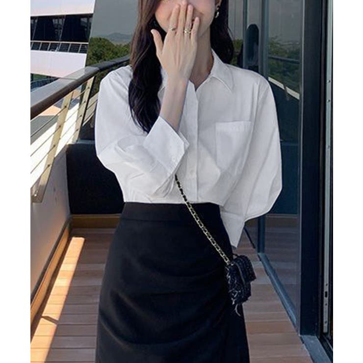 シャツブラウス レディース 七分袖シャツ | SUNSHINE CLOSET | 詳細画像6 