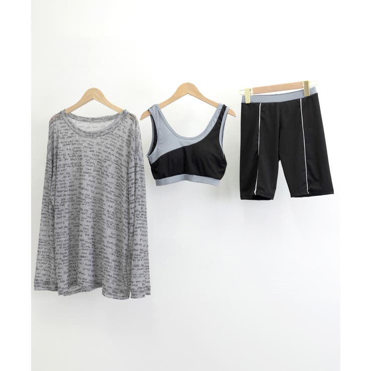 フィットネス水着セット 体型カバー着やせ | SUNSHINE CLOSET | 詳細画像14 