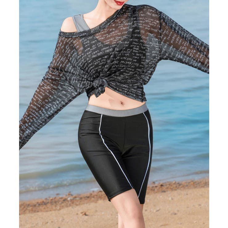 フィットネス水着セット 体型カバー着やせ | SUNSHINE CLOSET | 詳細画像7 