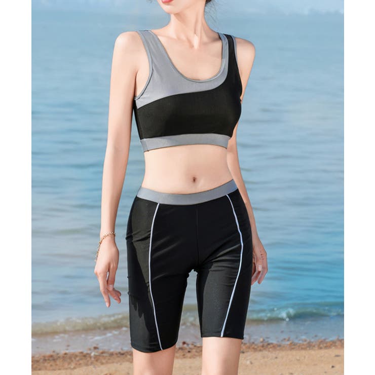 フィットネス水着セット 体型カバー着やせ | SUNSHINE CLOSET | 詳細画像8 