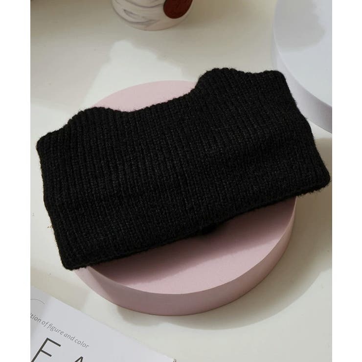 猫耳リブニットヘアバンド 幅広い 髪留め | SUNSHINE CLOSET | 詳細画像8 