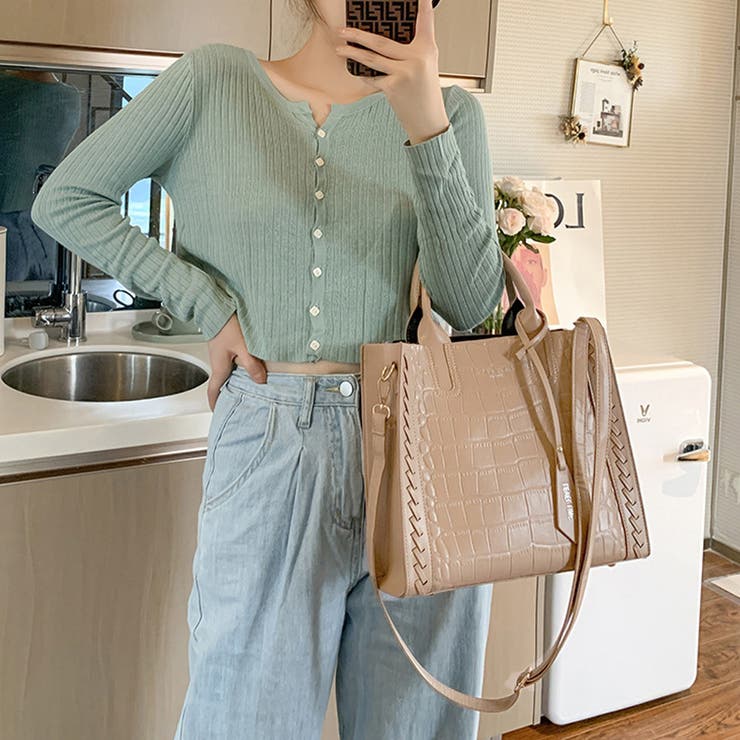 トートバッグ レディース クロコ型押し | SUNSHINE CLOSET | 詳細画像11 