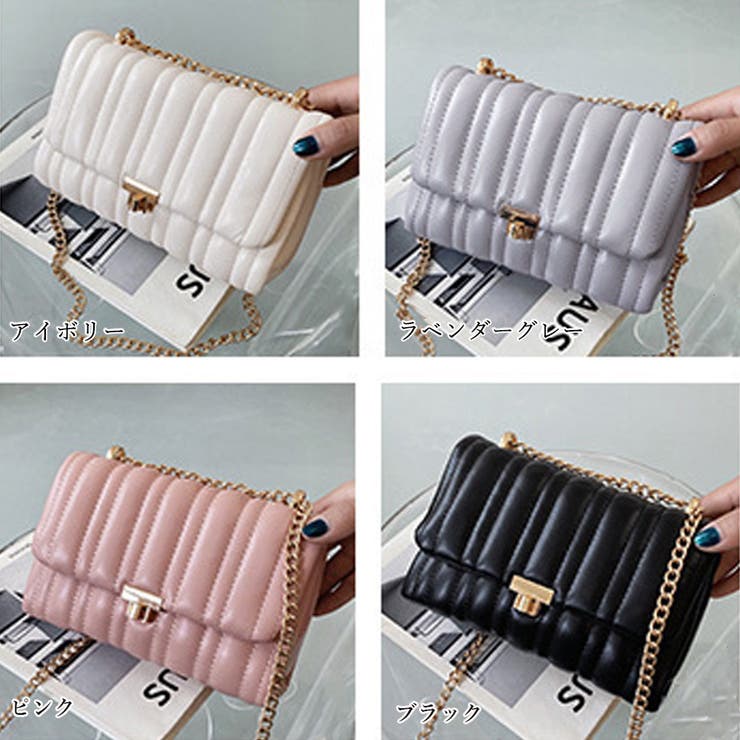 スクエア 斜め掛けかばん レザー調 | SUNSHINE CLOSET | 詳細画像2 