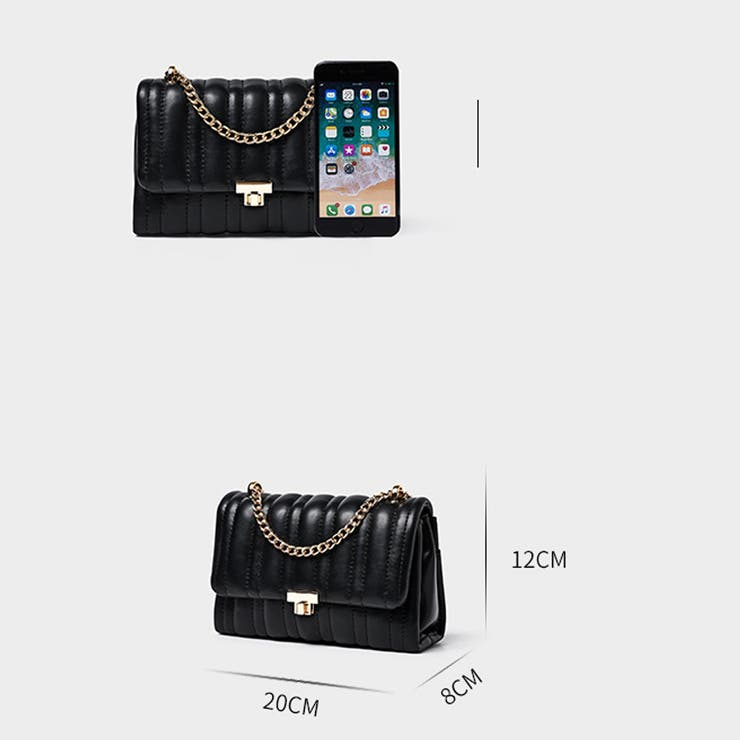 スクエア 斜め掛けかばん レザー調 | SUNSHINE CLOSET | 詳細画像5 