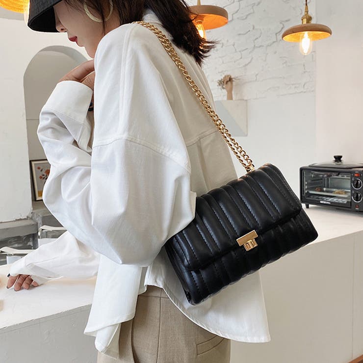 スクエア 斜め掛けかばん レザー調 | SUNSHINE CLOSET | 詳細画像6 