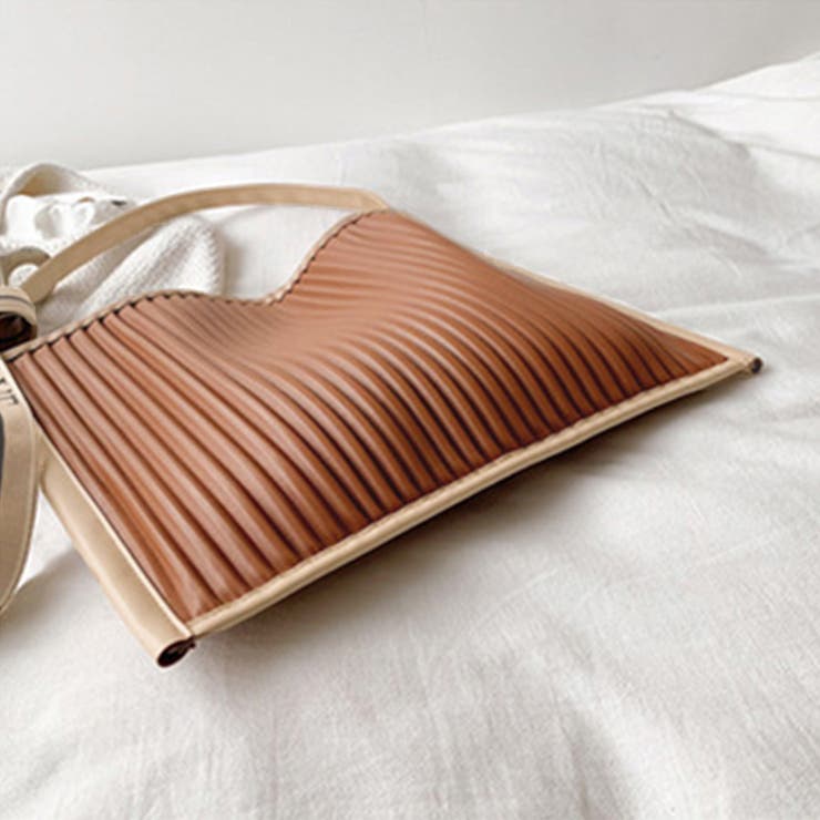 プリーツ トートバッグ エコレザー 韓国 | SUNSHINE CLOSET | 詳細画像18 