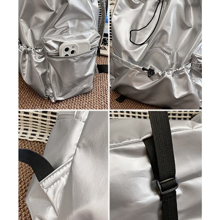 軽量リュックサック巾着ナップサック大容量[品番：AGCW0006229