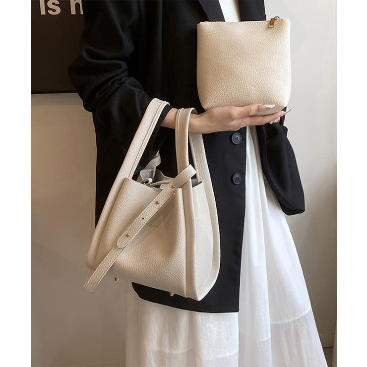 韓国風ショルダーバッグ ポーチ付きカバン | SUNSHINE CLOSET | 詳細画像1 