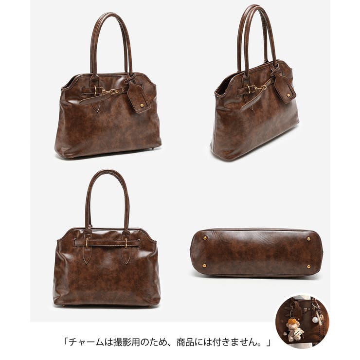 レトロトートバッグ 肩掛けカバンビジネス | SUNSHINE CLOSET | 詳細画像17 