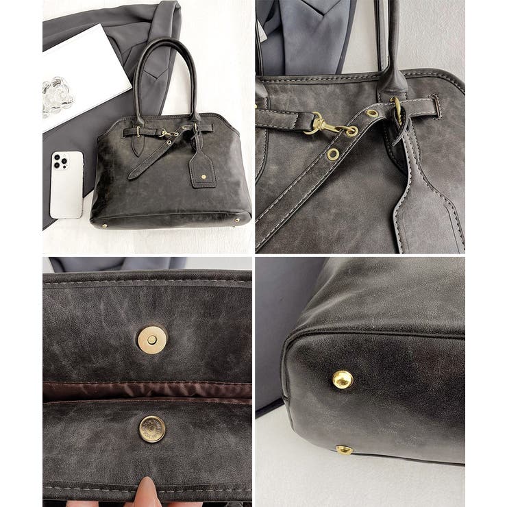 レトロトートバッグ 肩掛けカバンビジネス | SUNSHINE CLOSET | 詳細画像18 