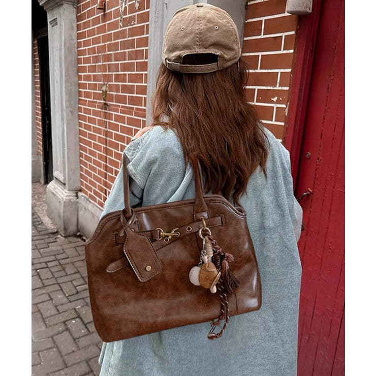 レトロトートバッグ 肩掛けカバンビジネス | SUNSHINE CLOSET | 詳細画像6 