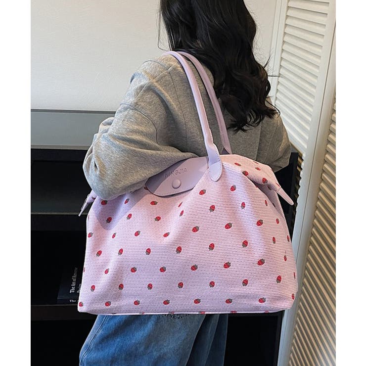 ファスナー付きトートバッグ大きめ 機内持ち込みキャリーバッグ 小旅行バッグ大容量… | SUNSHINE CLOSET | 詳細画像10 