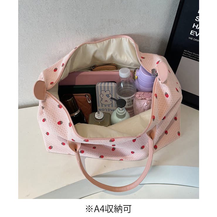 ファスナー付きトートバッグ大きめ 機内持ち込みキャリーバッグ 小旅行バッグ大容量… | SUNSHINE CLOSET | 詳細画像15 