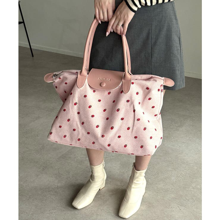 ファスナー付きトートバッグ大きめ 機内持ち込みキャリーバッグ 小旅行バッグ大容量… | SUNSHINE CLOSET | 詳細画像30 