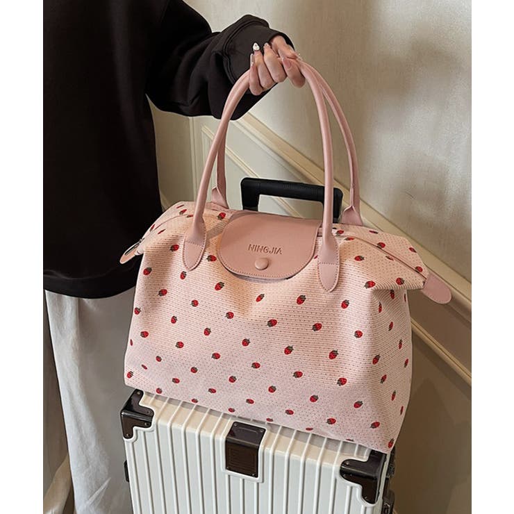 ファスナー付きトートバッグ大きめ 機内持ち込みキャリーバッグ 小旅行バッグ大容量… | SUNSHINE CLOSET | 詳細画像8 