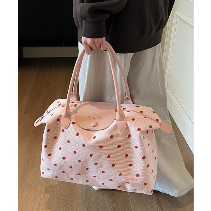 ファスナー付きトートバッグ大きめ 機内持ち込みキャリーバッグ 小旅行バッグ大容量… | SUNSHINE CLOSET | 詳細画像9 