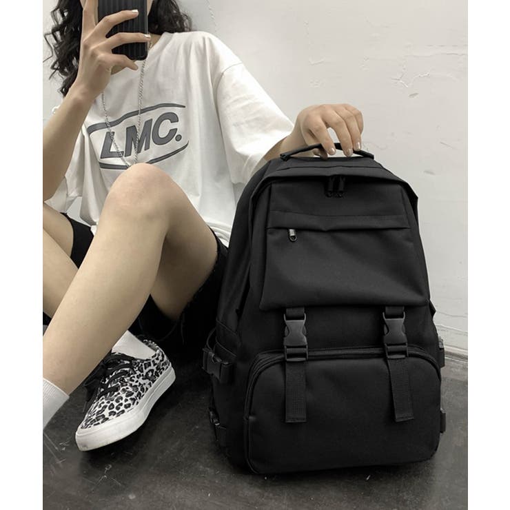 多収納ナイロンリュックサック ユニセックススポーティリュックA4対応 通勤通学カ… | SUNSHINE CLOSET | 詳細画像14 