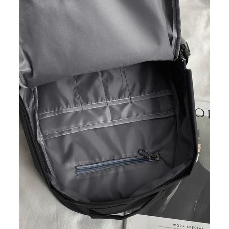 多収納ナイロンリュックサック ユニセックススポーティリュックA4対応 通勤通学カ… | SUNSHINE CLOSET | 詳細画像19 