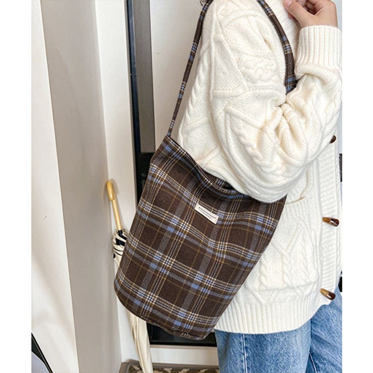 ワンショルダーバッグバケツ型 レディース起毛鞄 ワンハンドルトートバッグ韓国風カ… | SUNSHINE CLOSET | 詳細画像1 