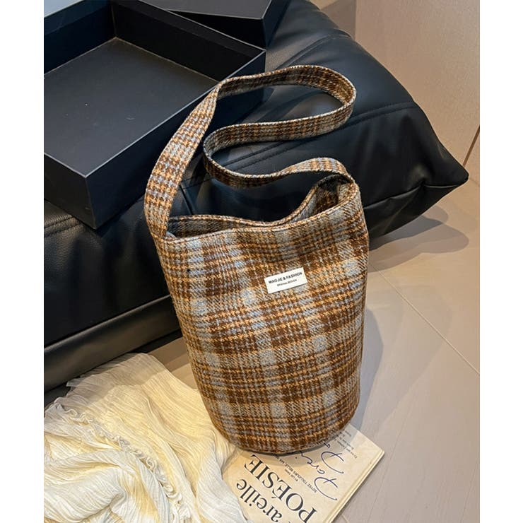 ワンショルダーバッグバケツ型 レディース起毛鞄 ワンハンドルトートバッグ韓国風カ… | SUNSHINE CLOSET | 詳細画像21 