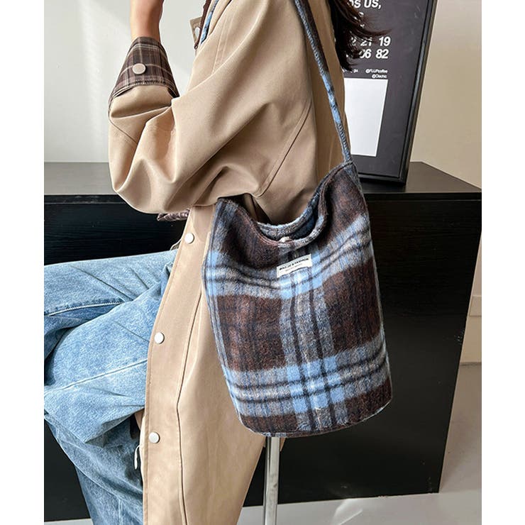 ワンショルダーバッグバケツ型 レディース起毛鞄 ワンハンドルトートバッグ韓国風カ… | SUNSHINE CLOSET | 詳細画像7 
