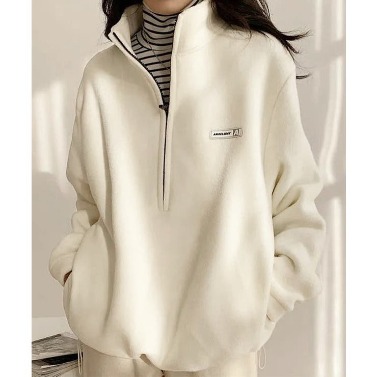 ハーフジップフリーストップスモックネック | SUNSHINE CLOSET | 詳細画像1 