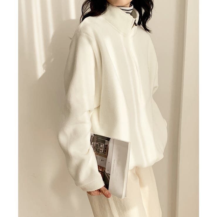 ハーフジップフリーストップスモックネック | SUNSHINE CLOSET | 詳細画像3 