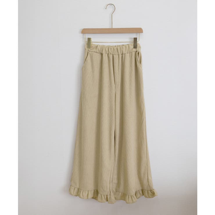 フリル裾ワイドパンツ コーデュロイパンツ | SUNSHINE CLOSET | 詳細画像33 