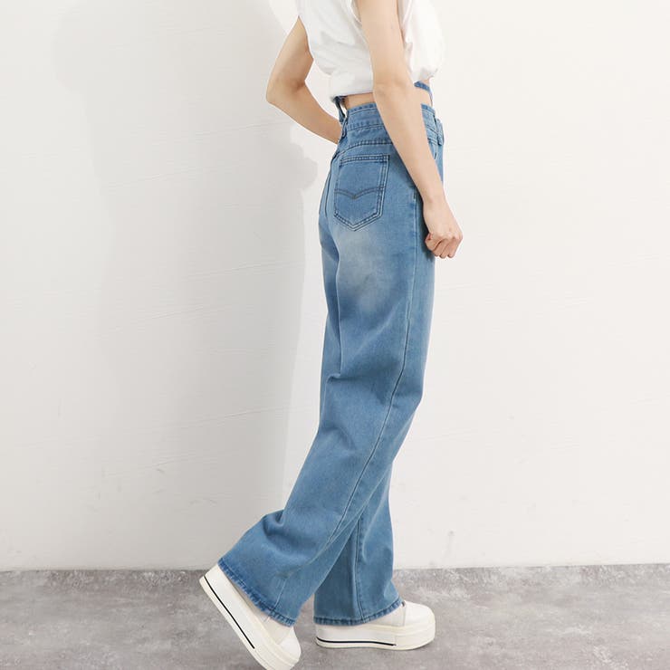 ウォッシュドデニムパンツ レディース韓国 | SUNSHINE CLOSET | 詳細画像17 