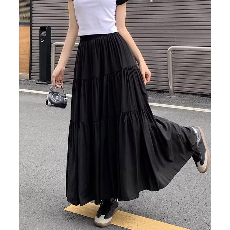 ティアードロングスカート レディース春夏 | SUNSHINE CLOSET | 詳細画像1 