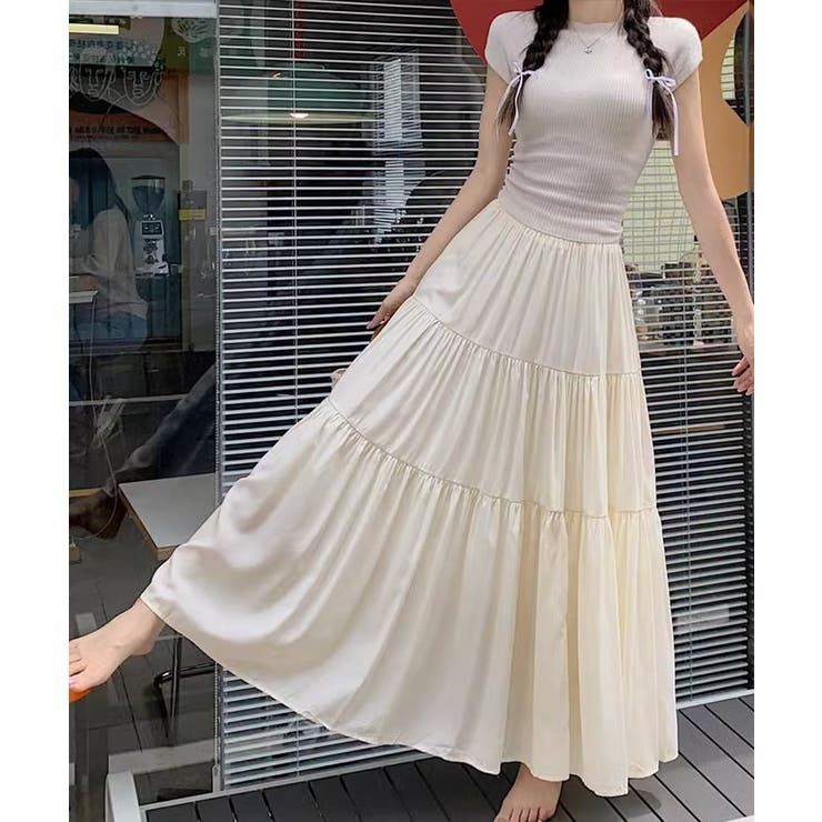 ティアードロングスカート レディース春夏 | SUNSHINE CLOSET | 詳細画像16 