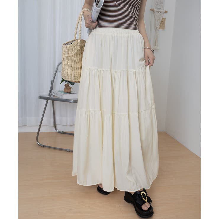 ティアードロングスカート レディース春夏 | SUNSHINE CLOSET | 詳細画像17 