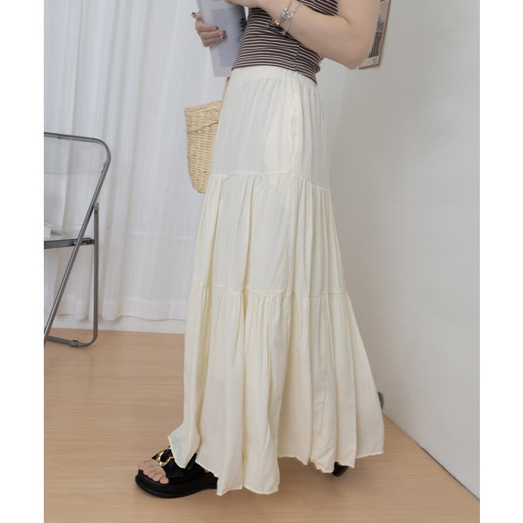 ティアードロングスカート レディース春夏 | SUNSHINE CLOSET | 詳細画像18 